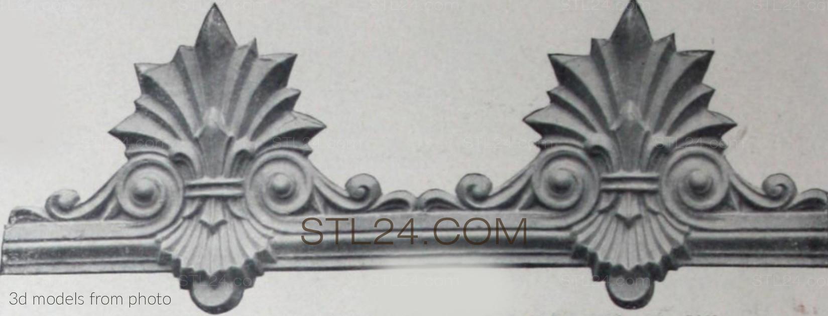 Фризы (FRIESE_1526 -  | 3D model 3DSMAX / OBJ / STL) 3D модель для ЧПУ станка